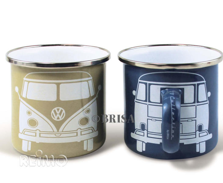 [955801] VW collection enamelled cups blue+grey set of 2 955801_3