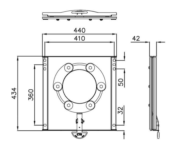 [59698] Swivel bracket Ducato 250/290 59698_3