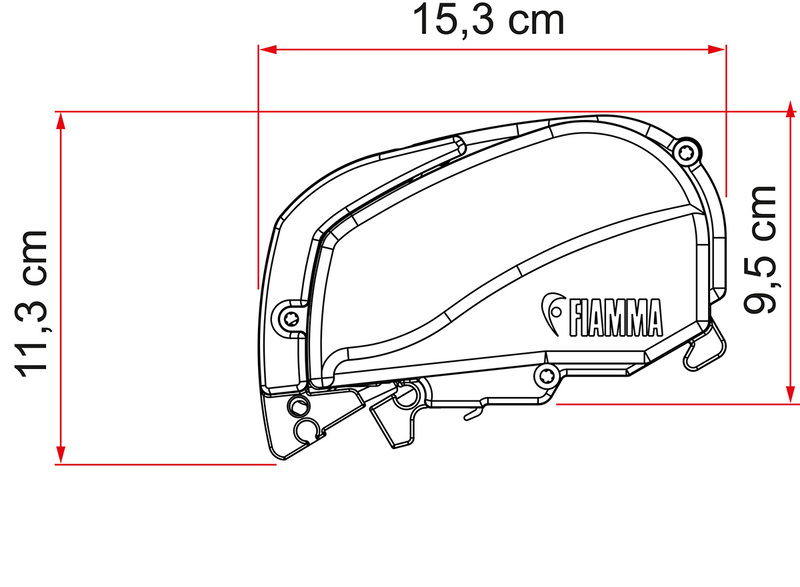 Fiamma F80S roof awning 3,2m, for vans and camper vans