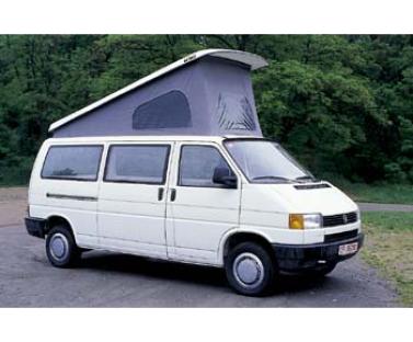 VW T4 pop top roof superflat 2, LWB, until 2003, front pop up, white