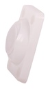 Door stop plastic (white), magnetic, strength: 10kg, 2 pcs.