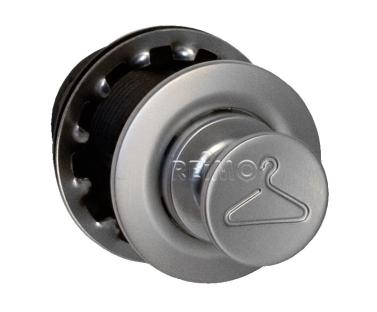 Coat hook PushLock 33mm for a door thickness from 4 to 25,4mm