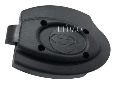 Interior grip for motor-homes and caravans right, without cylinder and key, blac