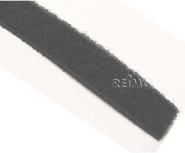 Velcro tape fleece portion 10 mm (grey) 5 m