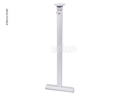 Folding table foot silver with T-foot - height 720 mm Joint at top