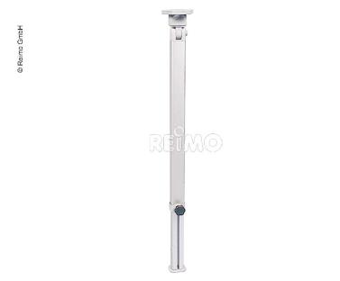 Folding table foot silver - height 555 - 765 mm Hinge top