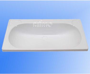 Built-in washbasin 665x330mm (WxH) white