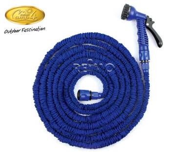 Flex-hose 7,5-22,5m w. spray gun 3/4'+