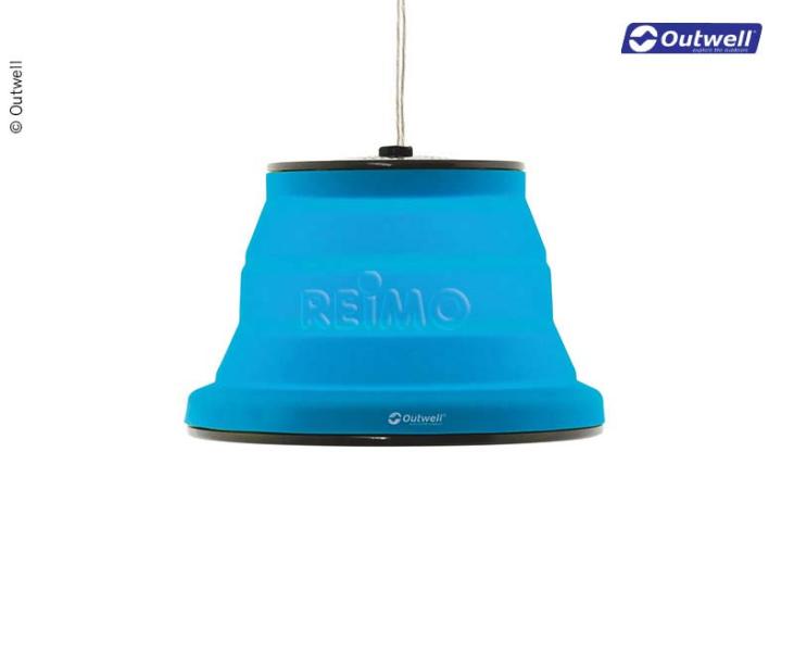 Lamp Sargas 230V, dimmable, blue, foldable