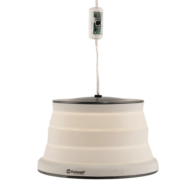 Lamp Sargas 230V, dimmable, white, foldable, Ã˜20cm