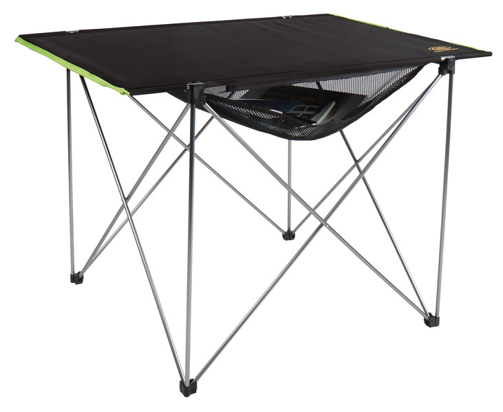 Lightweight Camping Table, TUCSON, 57x80cm, aluminium/black