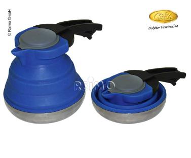 Silicone water boiler, foldable, content approx. 1,2l