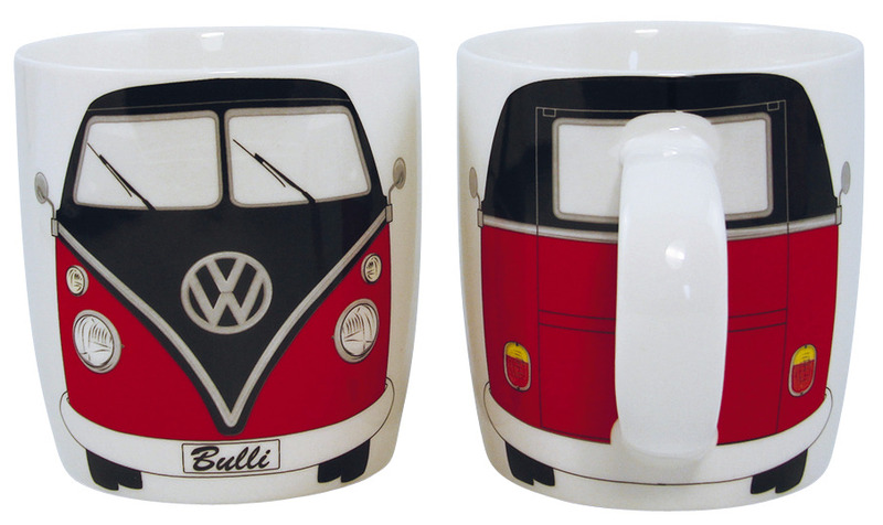 VW collection coffee cup VW Bulli black/red, filling capacity 400ml