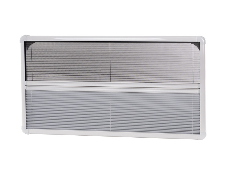 Carbest Blackout Pleated Blind with Flyscreen RW Eco 500x450