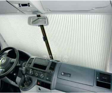 VW-T5 windscreen roller blind IV from year 2010 grey