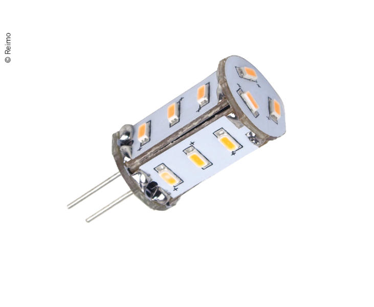 LED illuminant G4, 1W, 82 Lumen, 15x warm white SMD