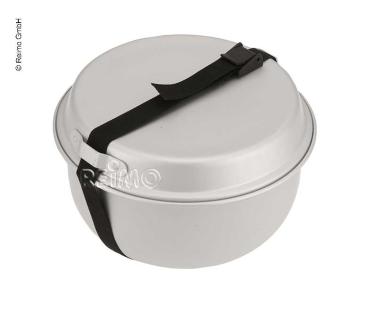 Camping pot set 5 parts, aluminium