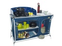 Camping Kitchen, Cuccina Quick, with Sink, Blue