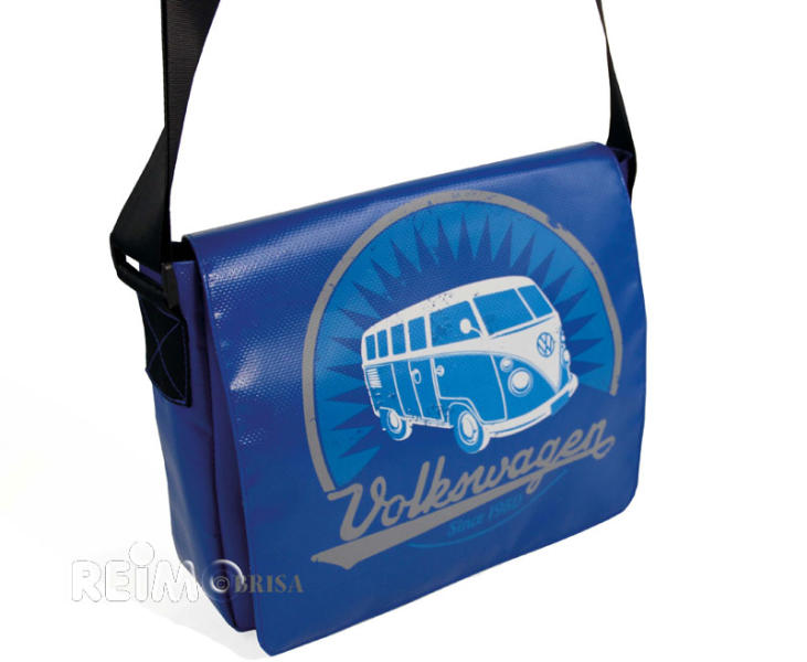 VW collection shoulder bag 'Bulli' made of truck tarpaulin, 28x23x7cm