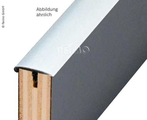 T-edge trim on one side with nose - medium grey