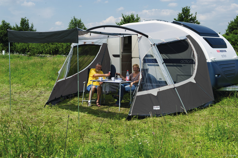 Lightweight awning for the Adria Action 361