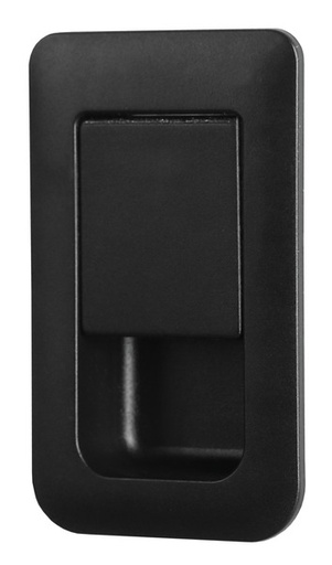 [52491] Door lock 36x59mm black/black Door thickness 12-18mm