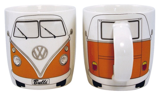 [95562] VW collection coffee cup VW Bulli orange, filling capacity 400ml