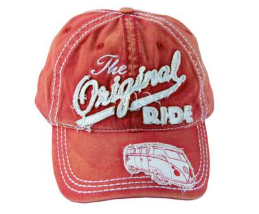 [95566] VW Collection Baseball-Cap jeans/red