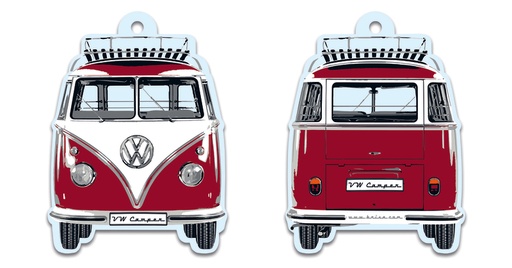 [95702] VW Collection Bulli Air Freshener Vanilla, 7x9cm