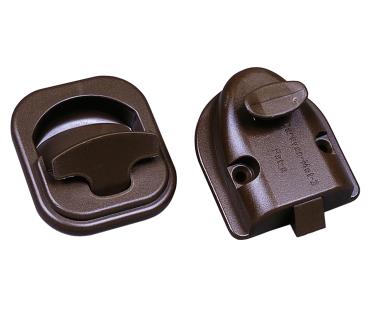 [524250] Toilet lock, brown