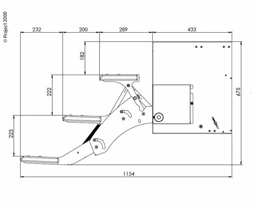 [923722] Electric double step, 48cm wide, for large motorhomes