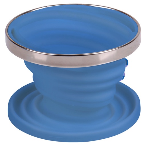 [940843] Silicone coffee filter holder, foldable, Ã˜11cm, light blue