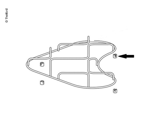 [E6952] Clip Pan Support 4pcs